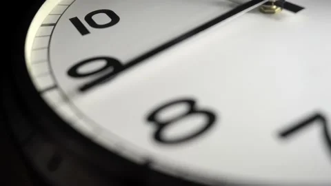 Clock Motion Speed Timelapse Video stock 234980583