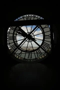 Clock Musee d Orsay 1 Foto stock