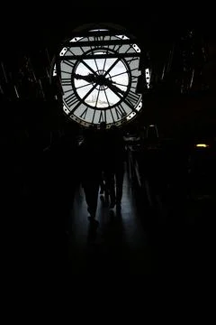 Clock Musee d Orsay 4 Stock Photos