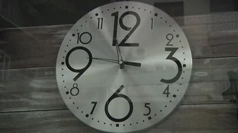 Clock. Natural lighting. Stock Footage 9973925
