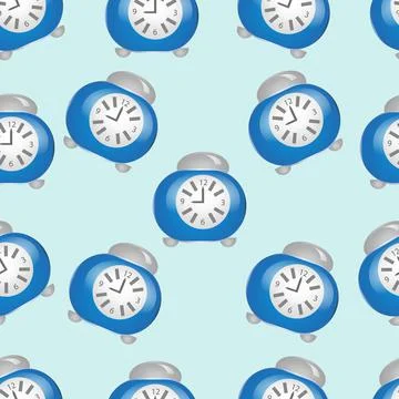 Clock pattern Stock Illustration