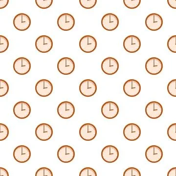 Clock pattern representing time management and deadline 스톡 일러스트