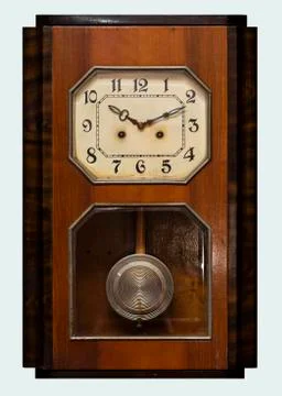 Clock with pendulum Stock Photos