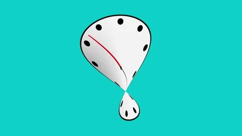 Clock pro animated illustration Stock Footage 233120496