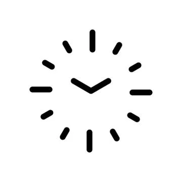 Clock Refresh Icon Illustration Design 库存插图
