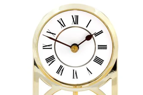 Clock with roman numerals Foto stock