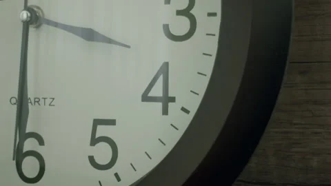 The clock is running in a hurry time-lapse Stock Footage 137110399