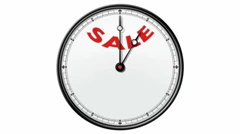 Clock: Sale Stock Footage 10568995