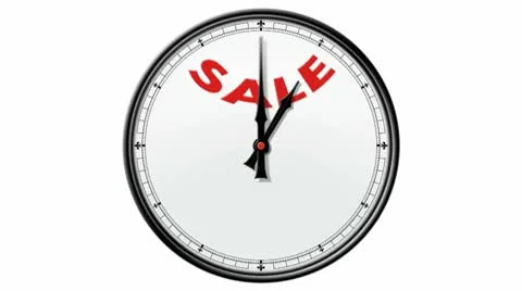 Clock: Sale Stock Footage 10688373