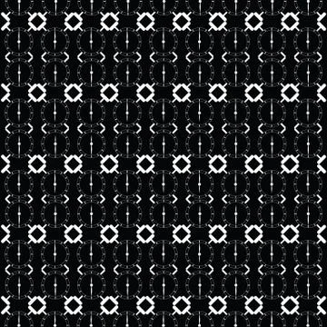 Clock seamless pattern. Vector abstract background. Stock Illustration