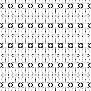 Clock seamless pattern. Vector abstract background. Stock Illustration