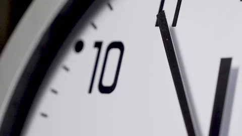 Clock with a second hand. Stock Footage 86703603