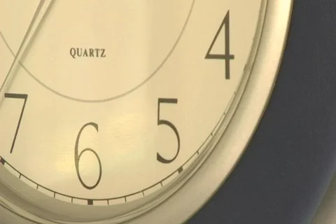Clock second hand progression Stock Footage 158820