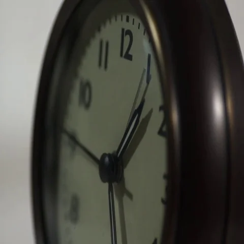 Clock second hand ticking Stock Footage 69525365