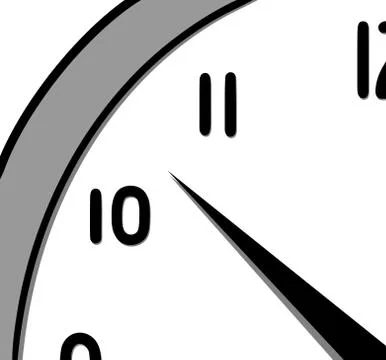 A clock segment Stockillustratie