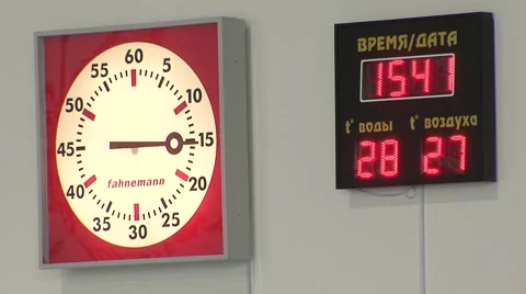 Clock sekundometr Stock Footage 5164569