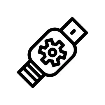 Clock Setting Icon Illustration Design 库存插图