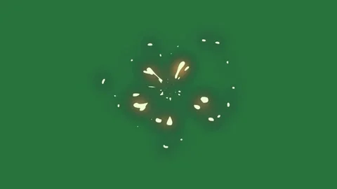 Clock Shining On Chroma Key For Compositing Stock Footage 338012119
