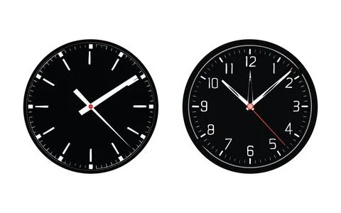 A Clock simple illustration Illustrazione stock