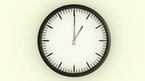 Clock Spin doing a full cycle sped up. Stock Footage 43260908