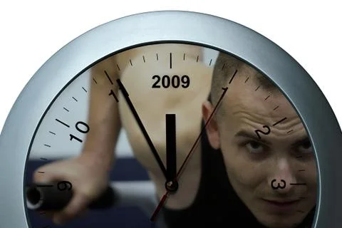 Clock sportive Stock Photos