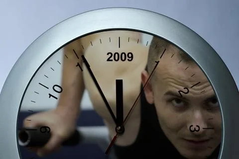 Clock sportive Stock-Fotos