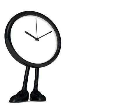 Clock stopped Stock Illustration
