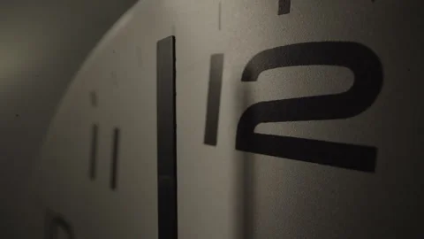 Clock strikes 12 Stock Footage 272148322
