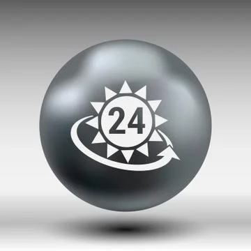 Clock sun vector illustration day icon Stock Illustration