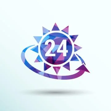 Clock sun vector illustration day icon Stock Illustration