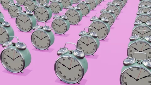 Clock On Sweet Background Stock Footage 285314057