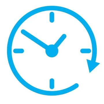 Clock symbol, clock icon for your web site design, logo, app, UI. clock sign. Stock Illustration