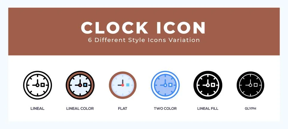 Clock symbol icon vector. symbol illustration Stock Illustration