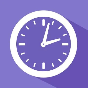 A clock symbol Stock Illustration