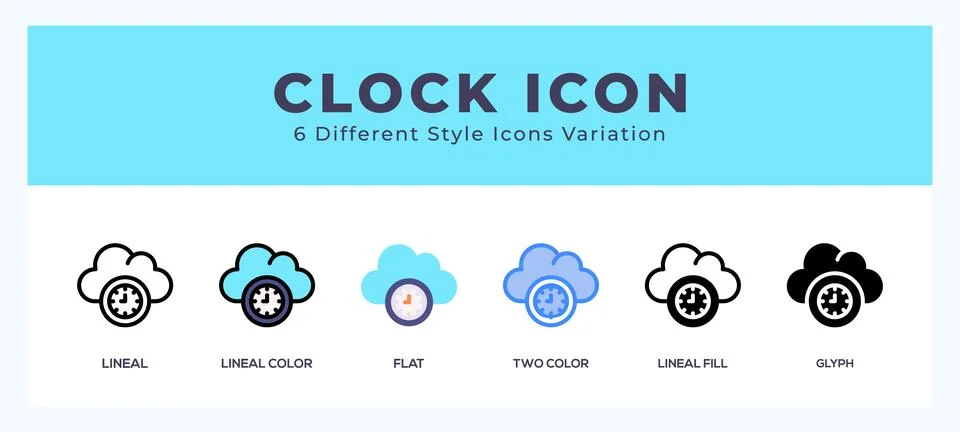 Clock symbol. vector icon symbol. logo illustration. vector graphics Illustrazione stock