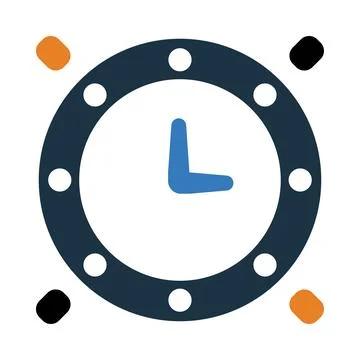 Clock, table clock, wall clock, wall clock icon Stock Illustration