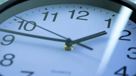 Clock On Table Stock Footage 70826161