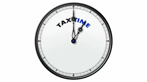Clock: Tax Stock Footage 10572908