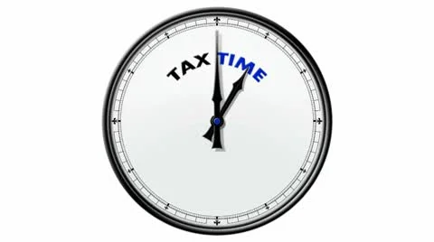 Clock: Tax Stock Footage 10688562