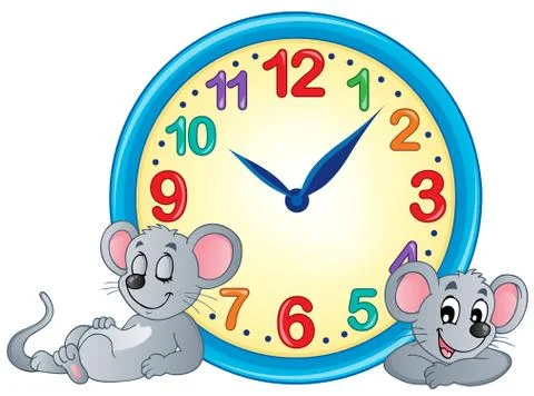 Clock theme image - eps10 vector illustration. Ilustración de archivo