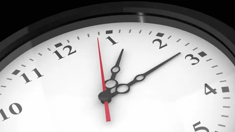 Clock Ticking 2 Stock Footage 132080151