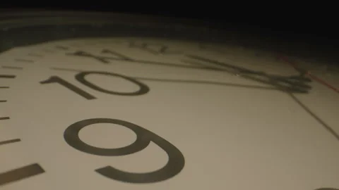 Clock Ticking 9 Video stock 154284653