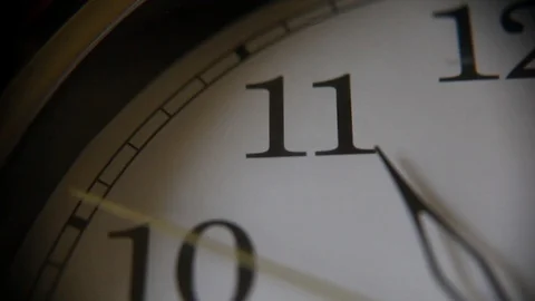 Clock ticking away Stock Footage 100616530