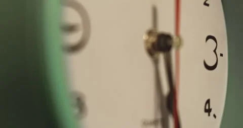 Clock ticking close-up. Stock Footage 319067446