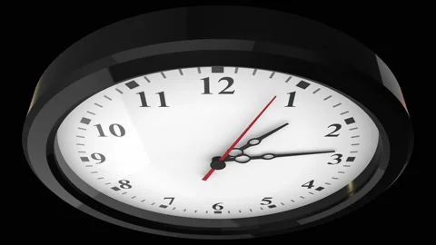Clock Ticking Stock Footage 132080049