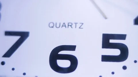 Clock is ticking seconds Stock Footage 78353704