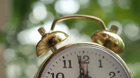 Clock ticks macro, close up Stock Footage 64636365
