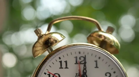Clock ticks macro, close up Stock Footage 64636956