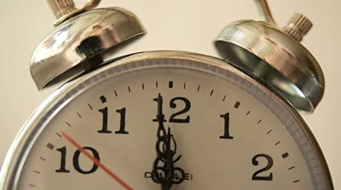 Clock ticks macro, close up Stock Footage 64637132
