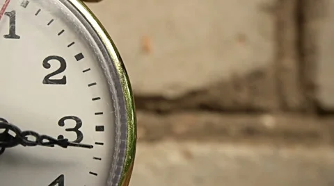 Clock ticks macro, close up Stock Footage 64637259